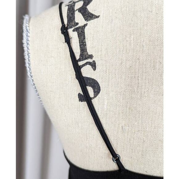 Aritzia Little Moon Spaghetti Strap Slip Dress Black XS - Picture 11 of 13